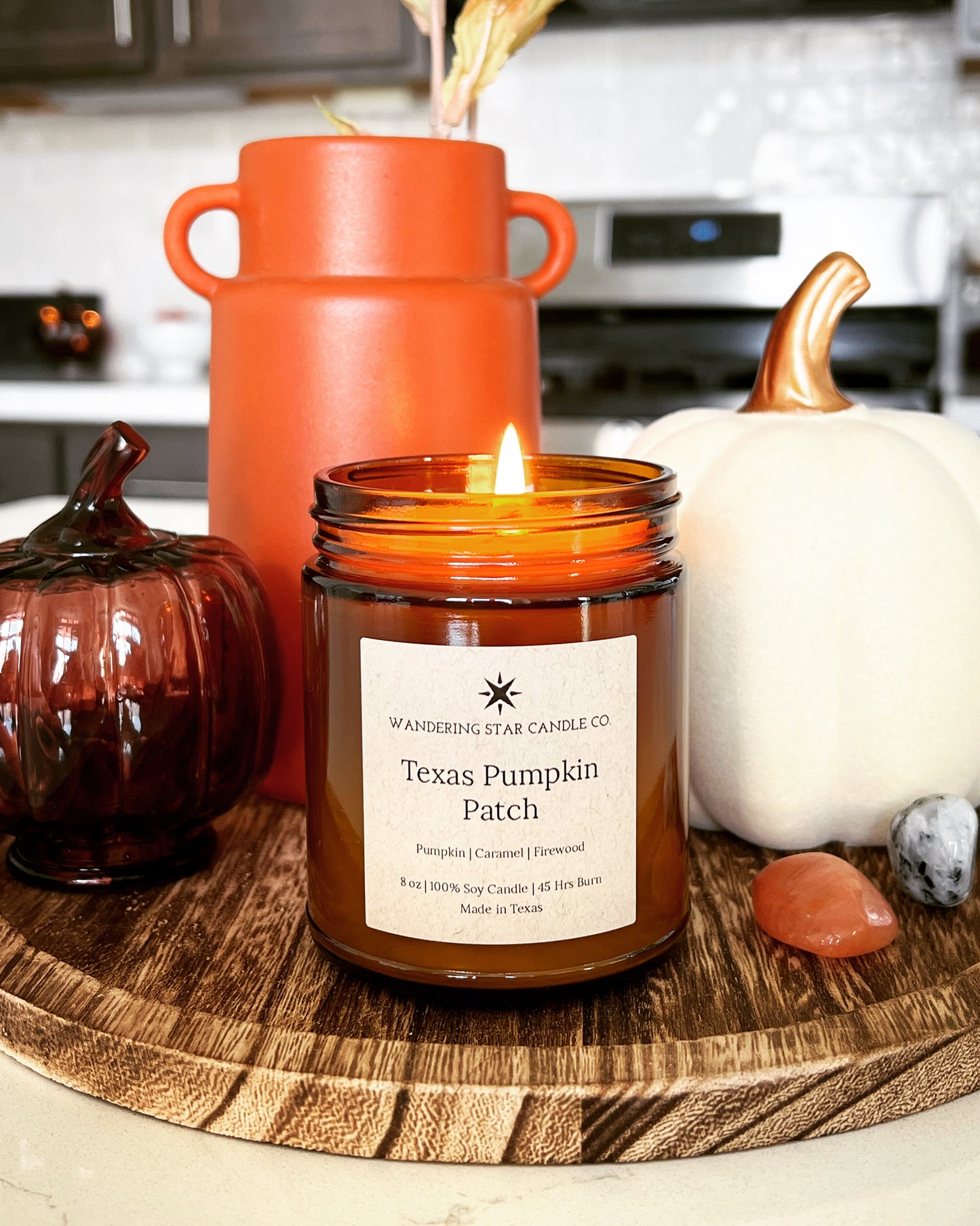 Texas Pumpkin Patch | Fall Holiday Candle | Pumpkin Spice Soy Candle