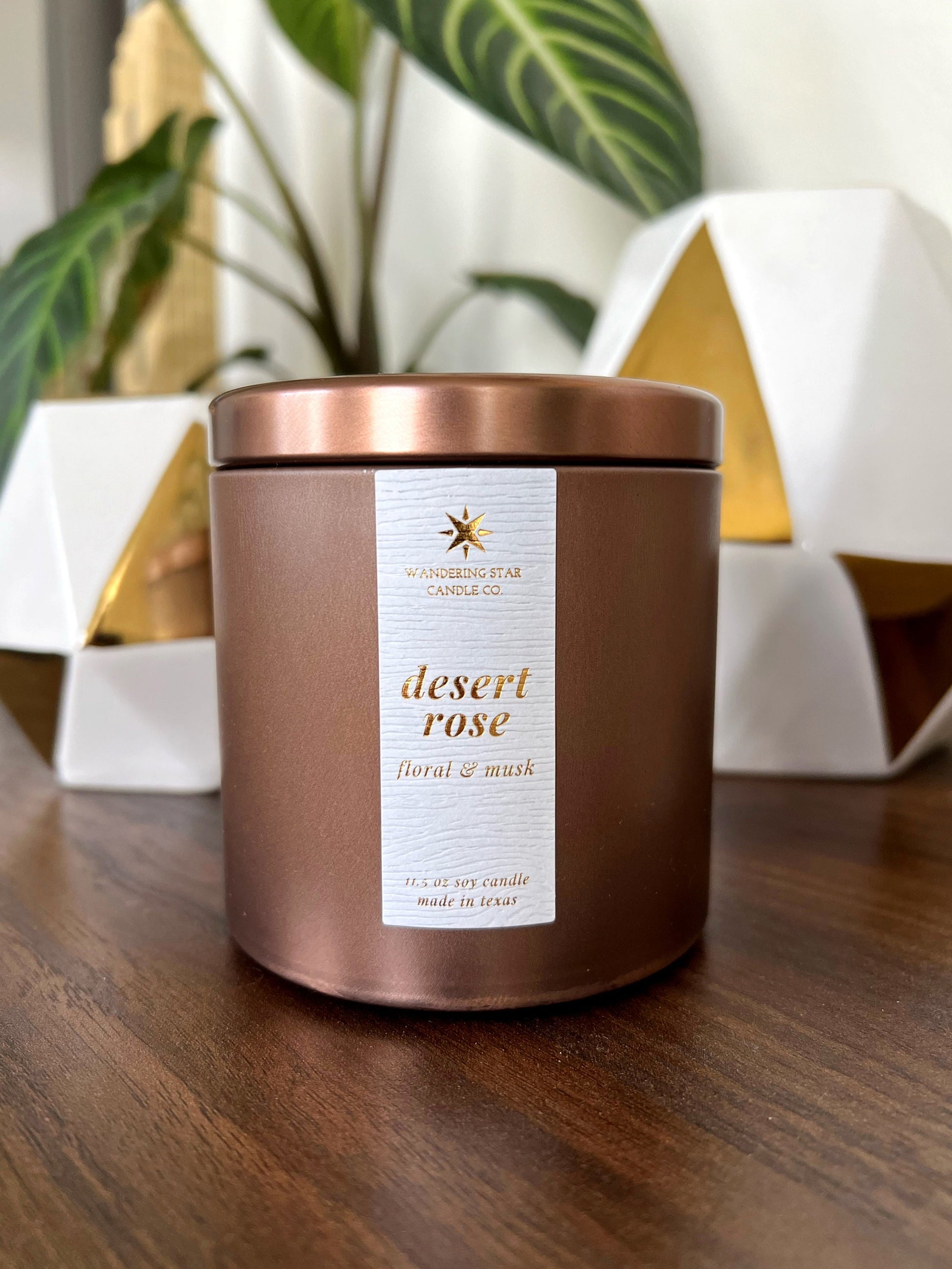 Desert Rose Candle | Floral Candle | Sandalwood Candle | Musk Candle | Luxury Candle | Made in Texas | Gifts for Her | Boho Chic Decor