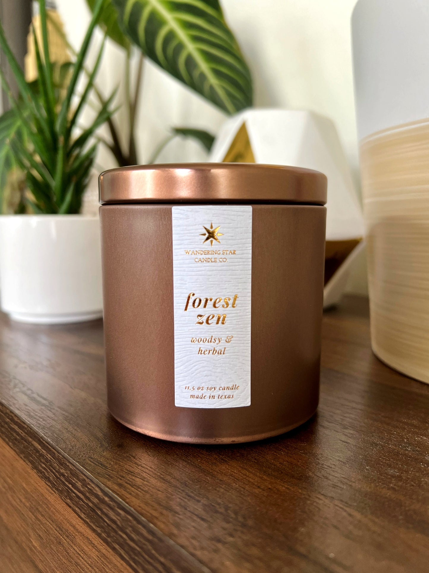 Forest Zen Candle | Woodsy Candle | Pine Candle | Cedar Candle | Lavender Candle | Earthy Gifts | Boho Chic Decor | Made in Texas